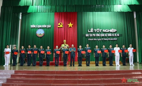 Trường Sĩ quan Không quân tổ chức lễ tốt nghiệp ra trường cho các khóa phi công quân sự